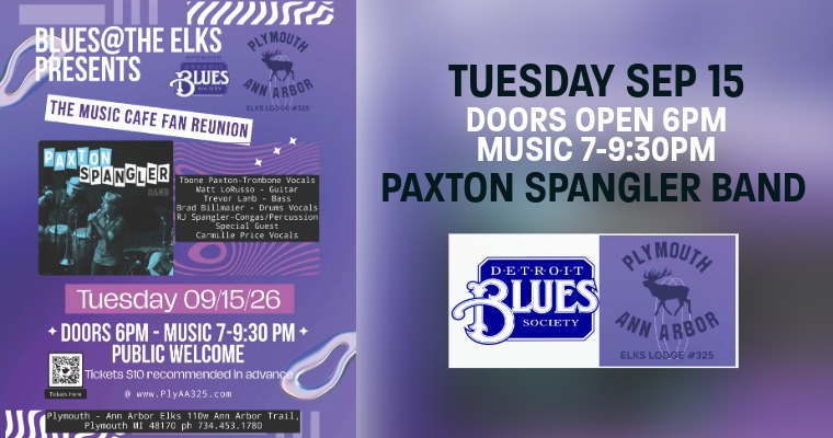 Paxton Spangler Band at Elks